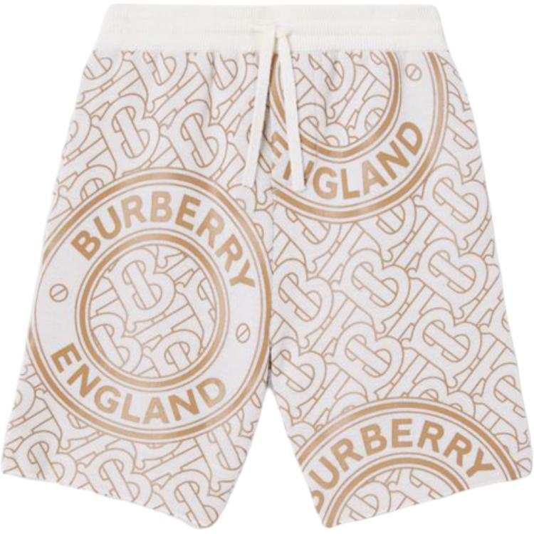 Burberry SS22 Shorts Kids' Ivory White