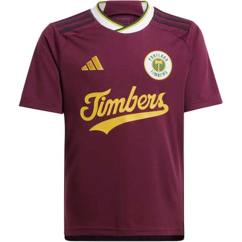 Adidas Adidas Portland Timbers T Shirt Red Teenagers