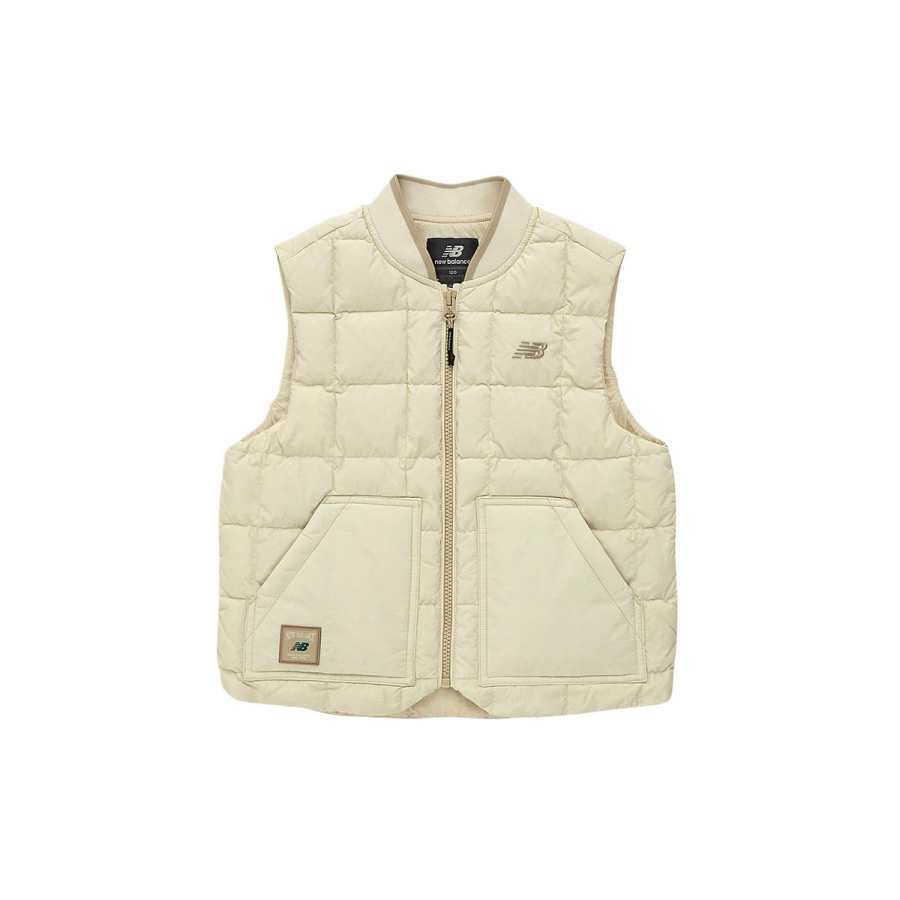 New Balance New Balance Down Vest Ivory White Children Aged 3 7 Years Old