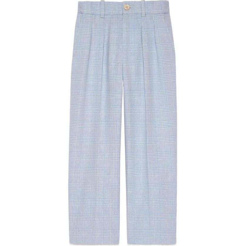 GUCCI Kids' GUCCI Knitted Sweatpants Kids' Apparel SS23 Blue