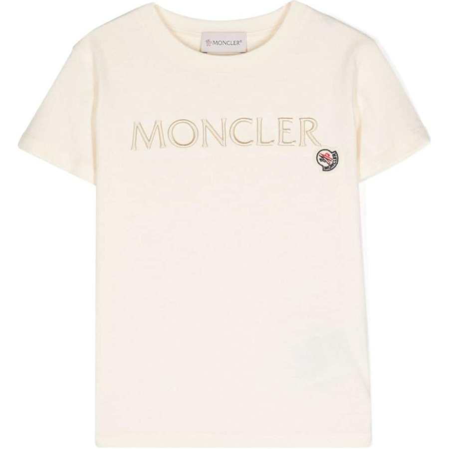 Moncler Kids T Shirts Crew Neck Moderate