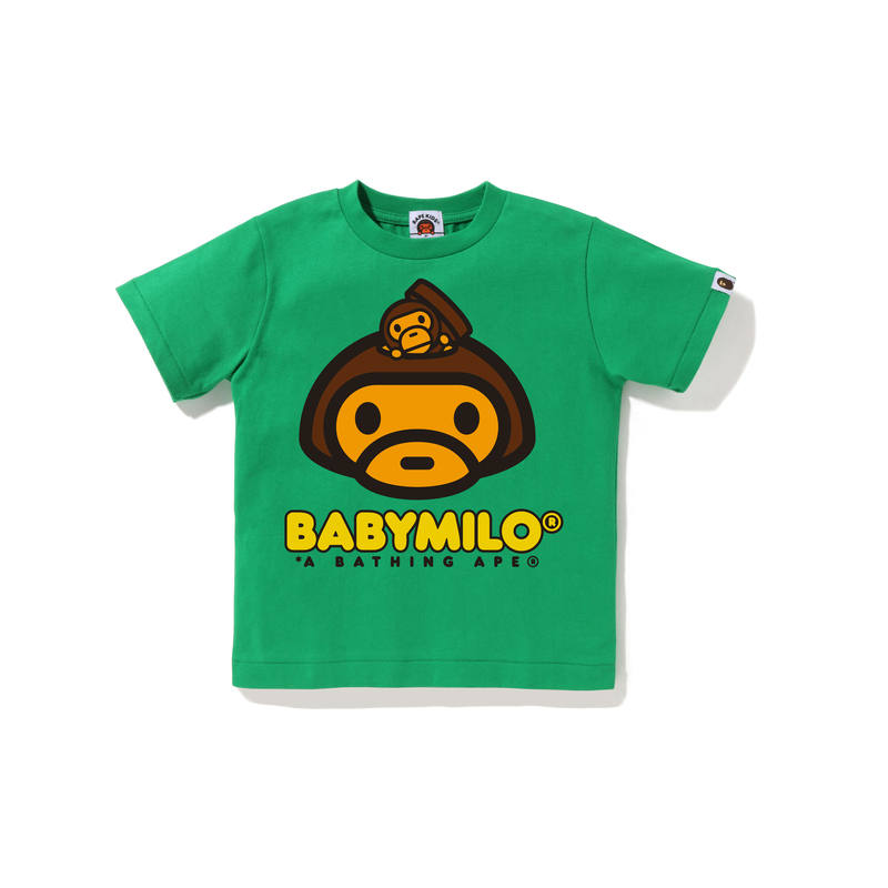 A BATHING APE Kids T Shirts Crew Neck Moderate