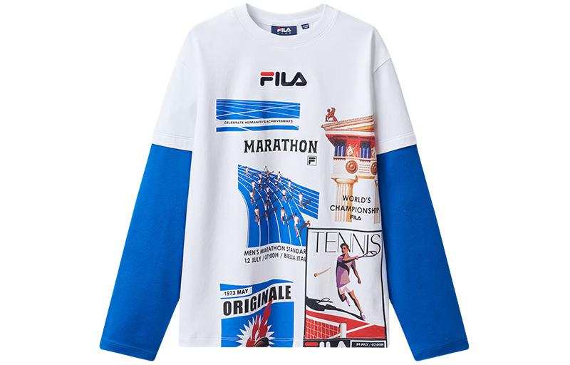 FILA KIDS T Shirt Standard White Teenagers