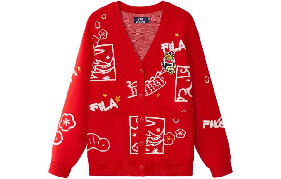 FILA KIDS Sweaters V Neck Moderate