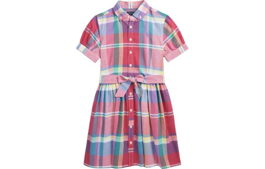Polo Ralph Lauren Dress SS24 Red Kids'