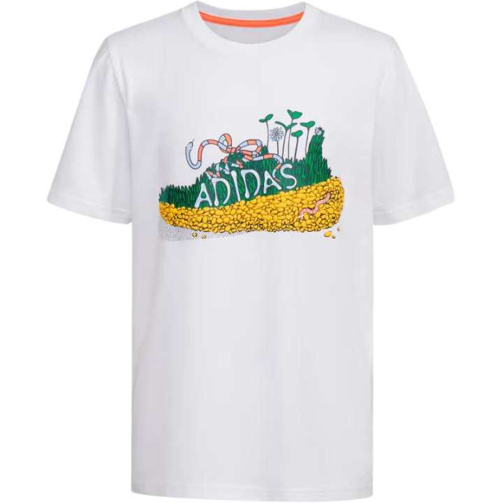 Adidas Adidas Kids T Shirts Crew Neck Moderate