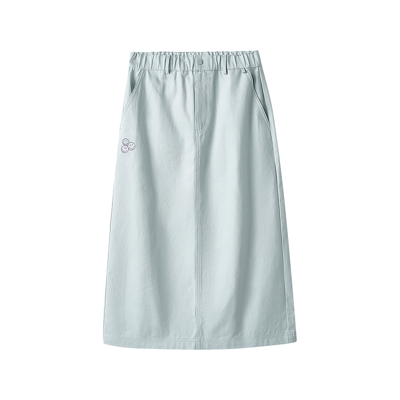 Skechers x SmileyWorld Casual Long Skirt Women's Tall Building Gray