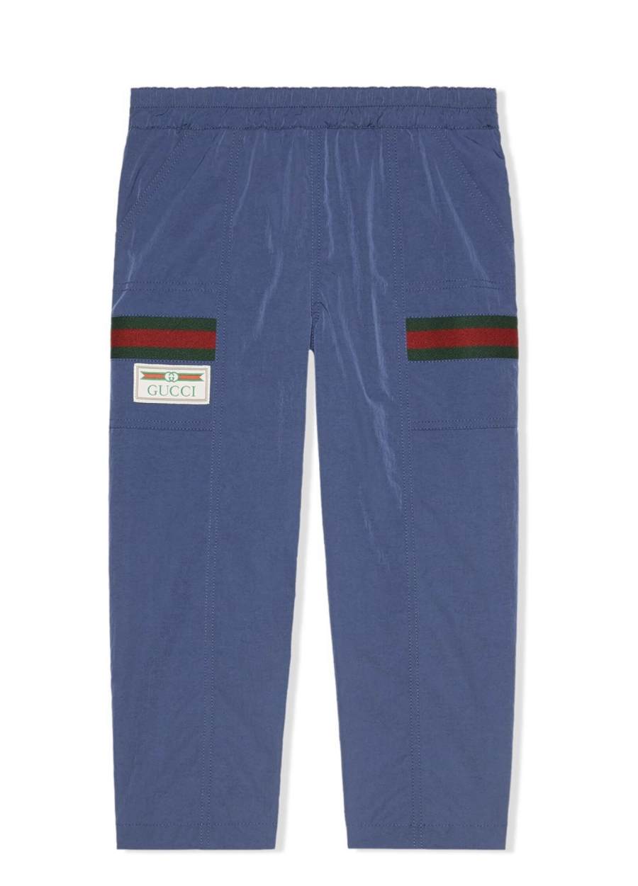 GUCCI Kids' GUCCI Knitted Sweatpants Navy Blue