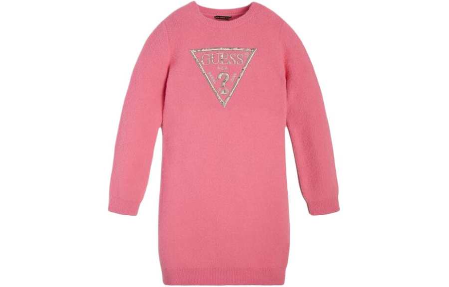 GUESS Kids Dresses Crew Neck Moderate Mid Length