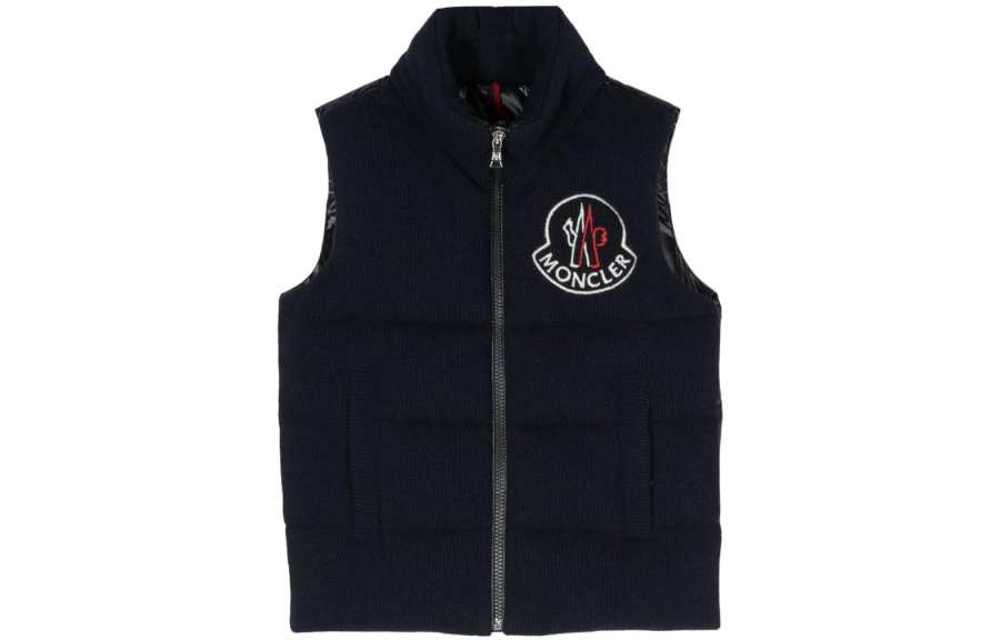 Moncler Moncler Kids Vests Stand Collar Moderate