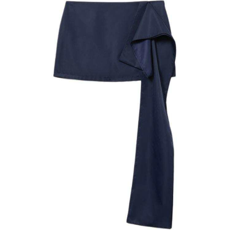Self-portrait Self portrait Casual Short Skirts Women's Navy Blue