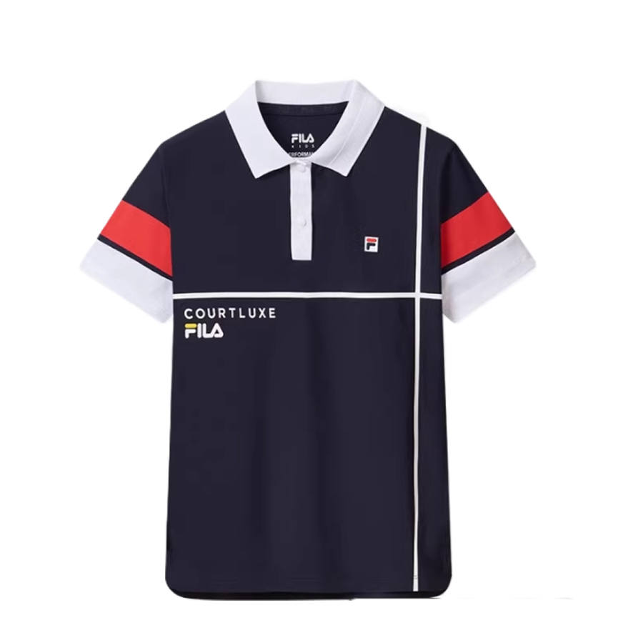 FILA KIDS T Shirt Royal Blue Teenagers