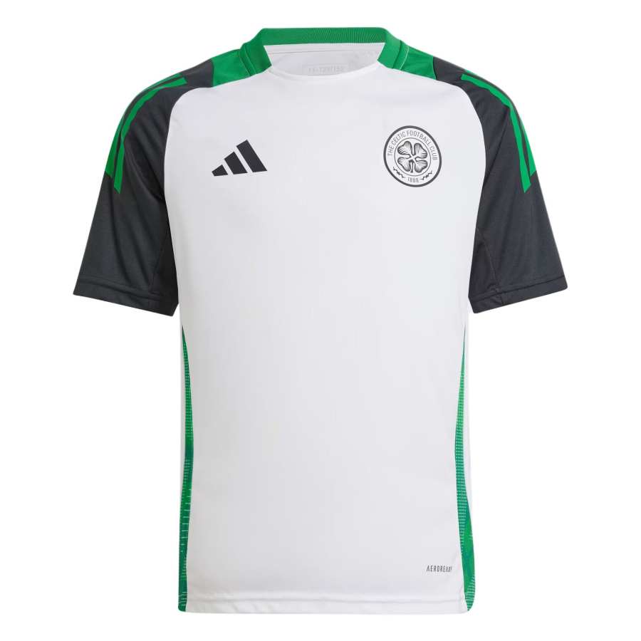 Adidas Adidas T Shirt White Green Black Teenagers