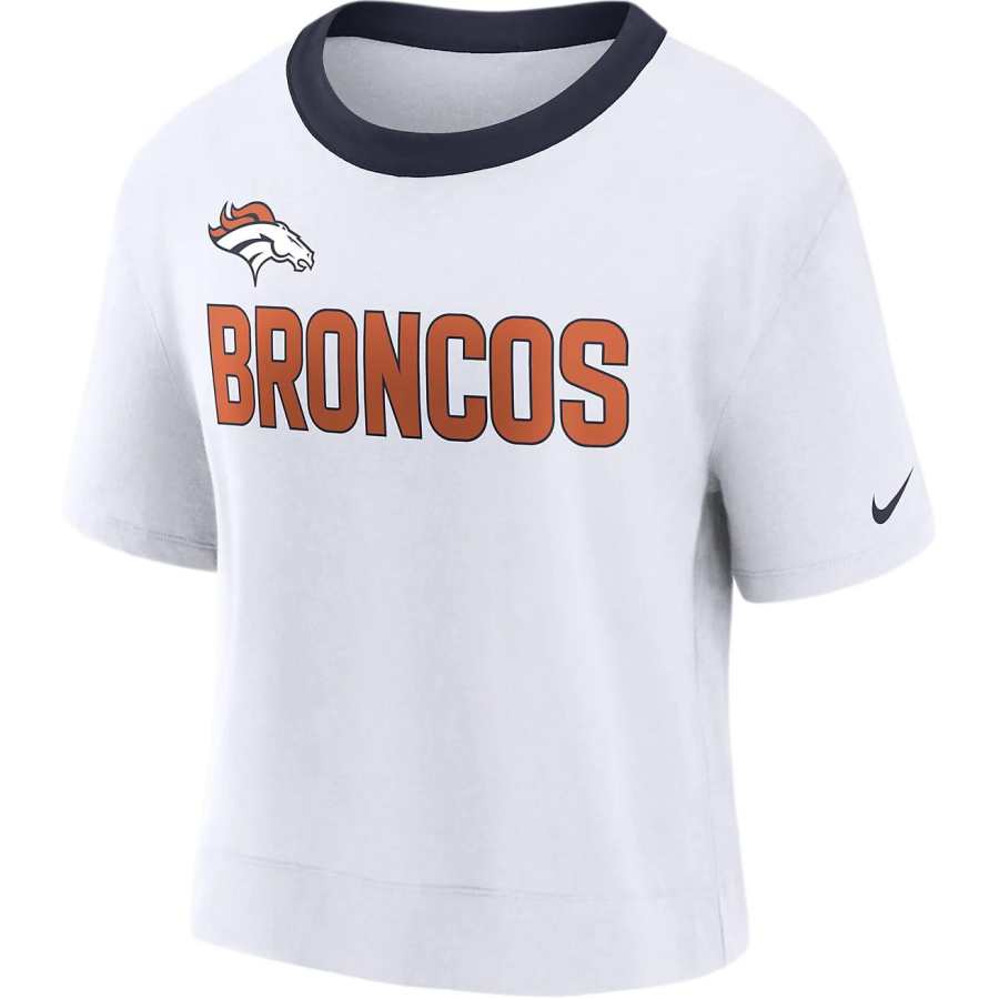 Nike Nike NFL Fashion Denver Broncos Rugby Jersey Women's White