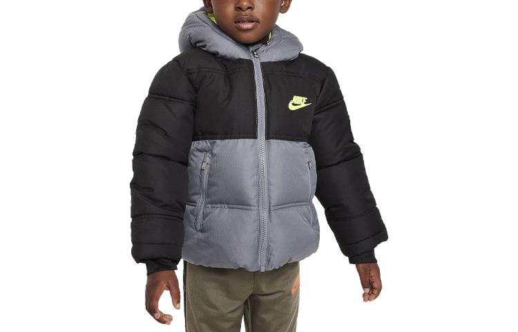 Nike Nike Kids' Top Kids' Apparel Colorblock Puffer Black Infant And Toddler