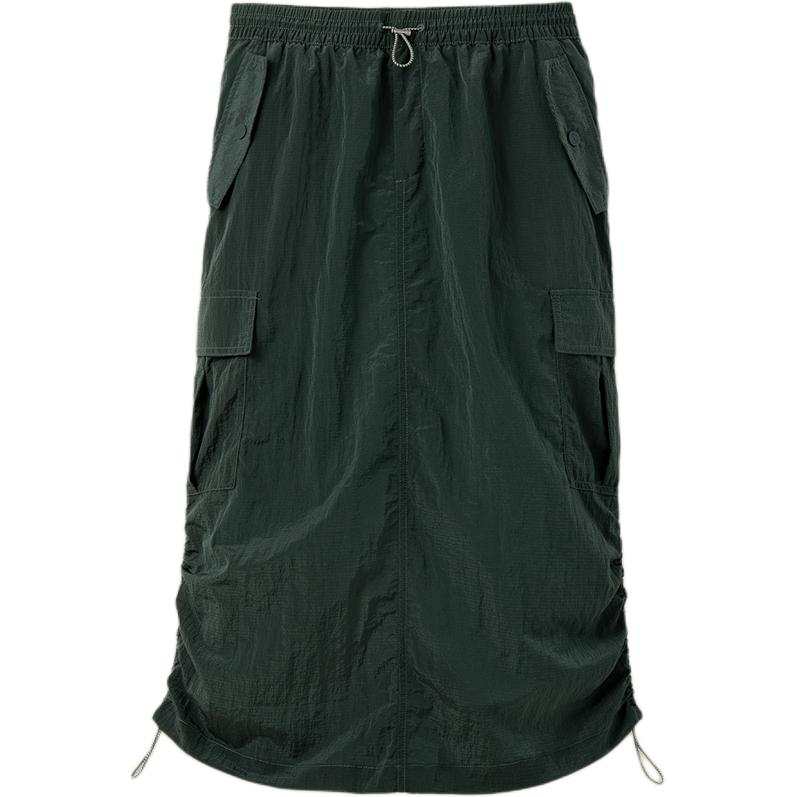 UGG SS25 Casual Long Skirt Women's Forest Green