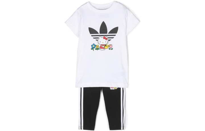 Adidas Adidas Casual Sportswear White+Black Kids'