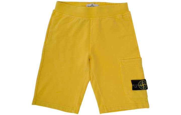 STONE ISLAND STONE ISLAND Shorts Kids' Yellow