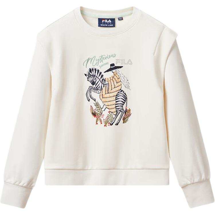 FILA KIDS Sweatshirt Cloud White Teenagers