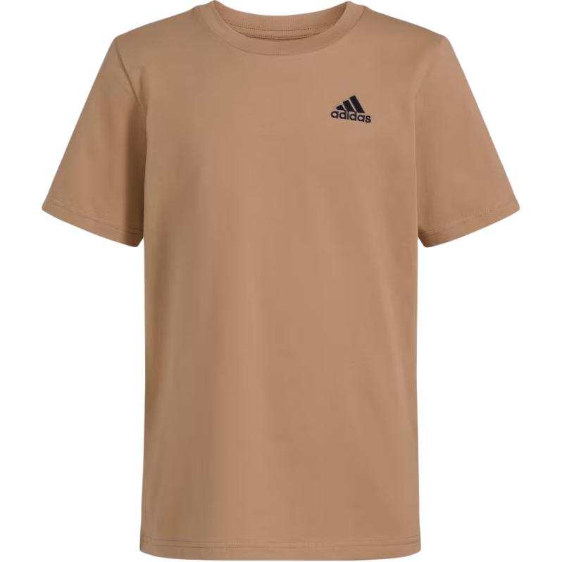 Adidas Adidas SS EMB 24 T Shirt Brown Teenagers