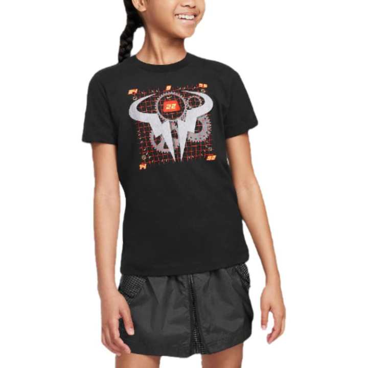 Nike Nike RAFADri Fit T Shirt Black Teenagers