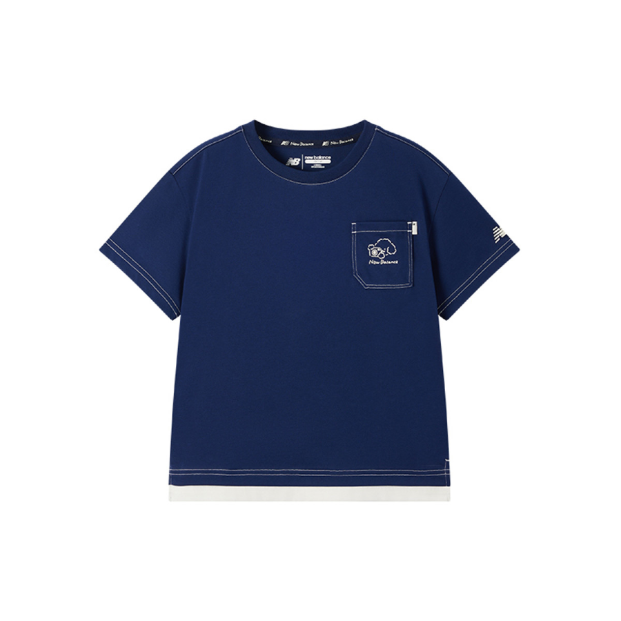 New Balance New Balance T Shirt Navy Blue Children Aged 3 7 Years Old