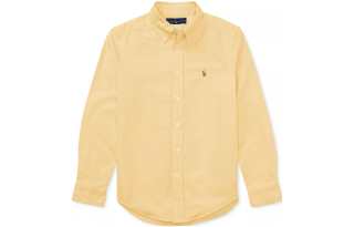 Polo Ralph Lauren Shirt SS23 Yellow Kids'