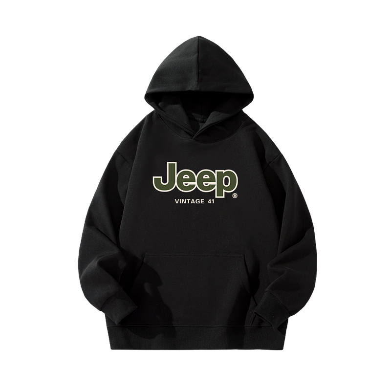Jeep Grade School Sweatshirts Hooded Thickened