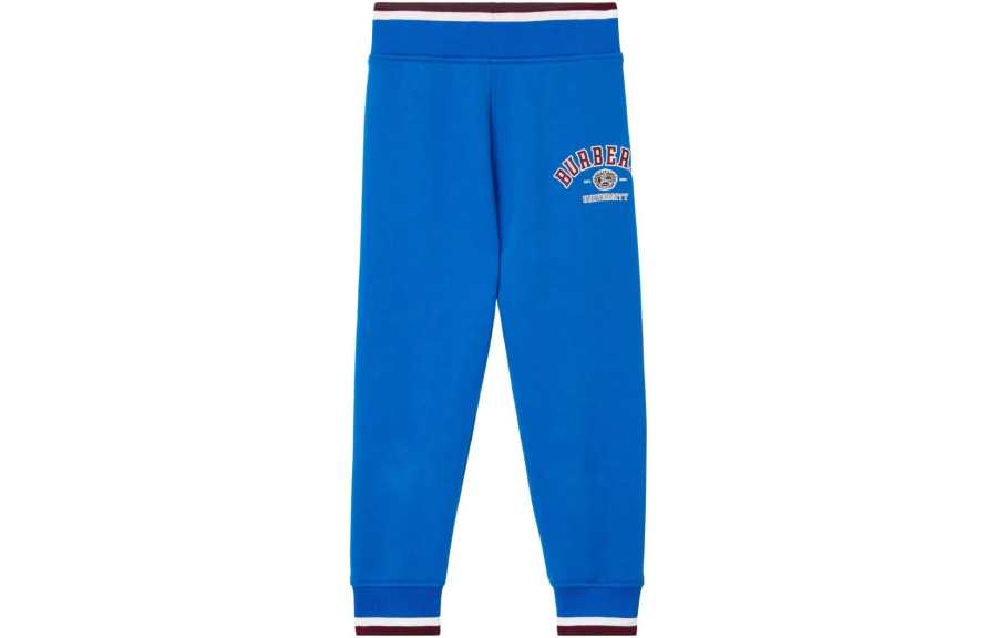 Burberry Kids' Burberry Knitted Sweatpants Blue