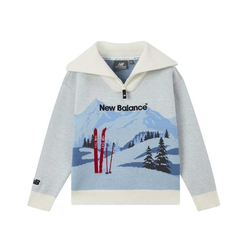 New Balance New Balance Sweater NB Ivory White Children Aged 3 7 Years Old