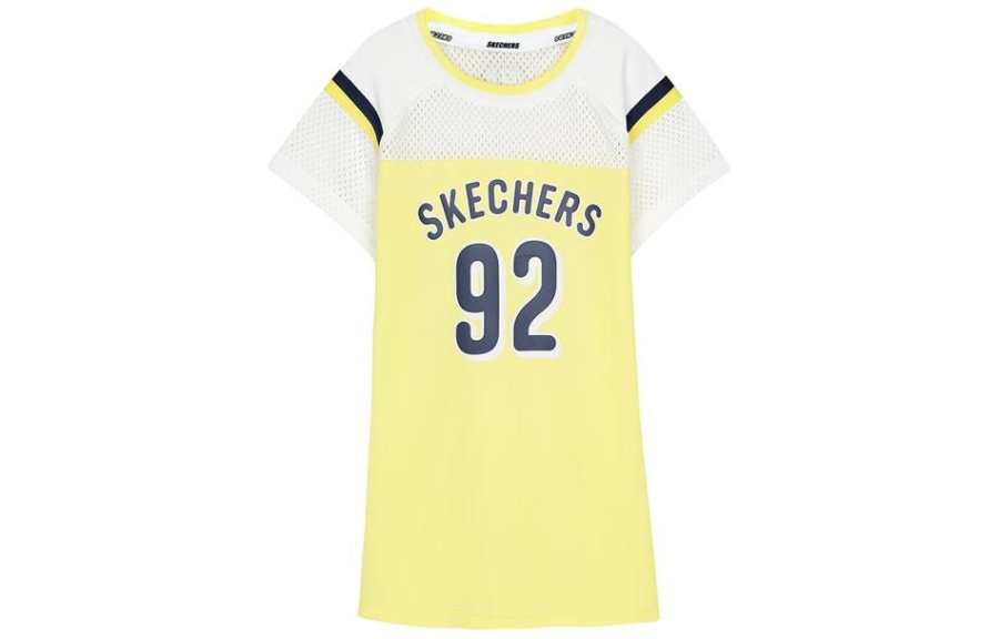 Skechers Kids Dresses Crew Neck Moderate Mid Length