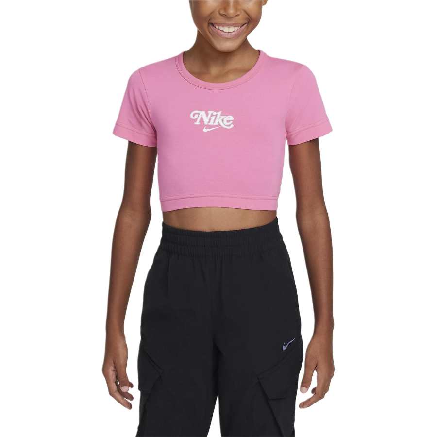 Nike Nike Sportswear T Shirt Pink Teenagers
