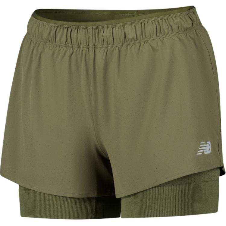 New Balance New Balance Sports Shorts Women's Army Green
