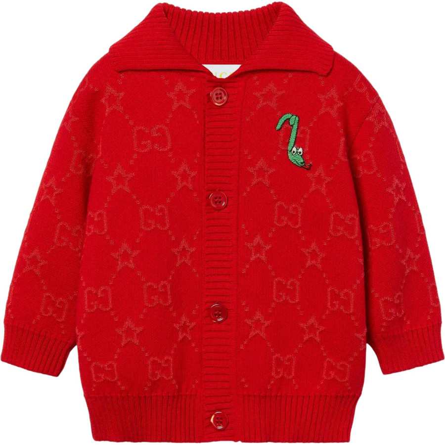 GUCCI Sweater SS25 Red Infant And Toddler