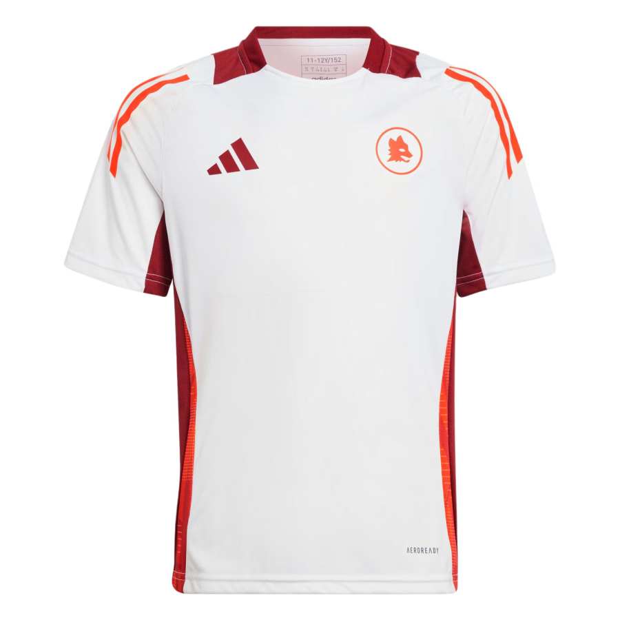 Adidas Adidas T Shirt SS24 White Umber Children Aged 3 7 Years Old