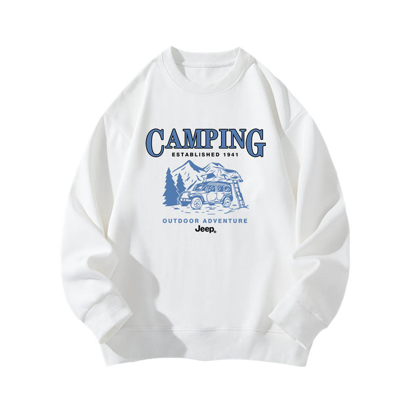 Jeep Grade School Sweatshirts Crew Neck Moderate