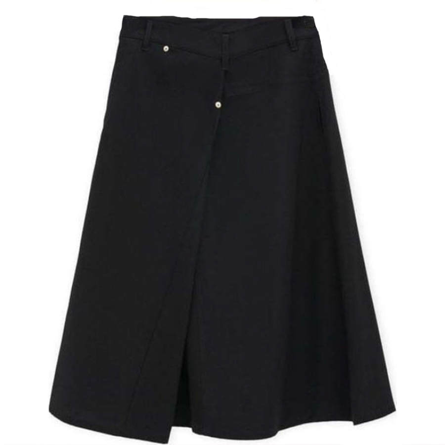 LOEWE SS25 Women's Pre Selection Collection Casual Long Skirt Women's Black