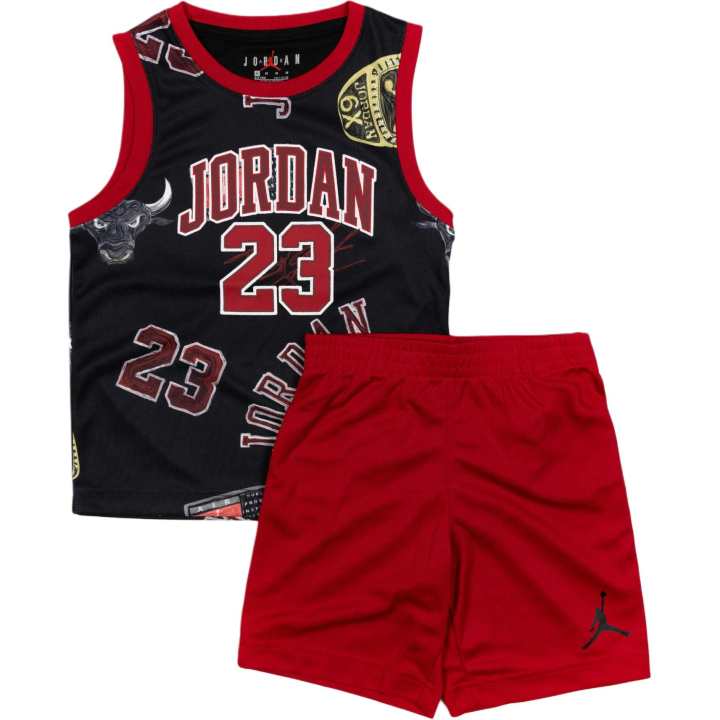 Jordan Jordan Casual Sportswear Black Red Infant And Toddler