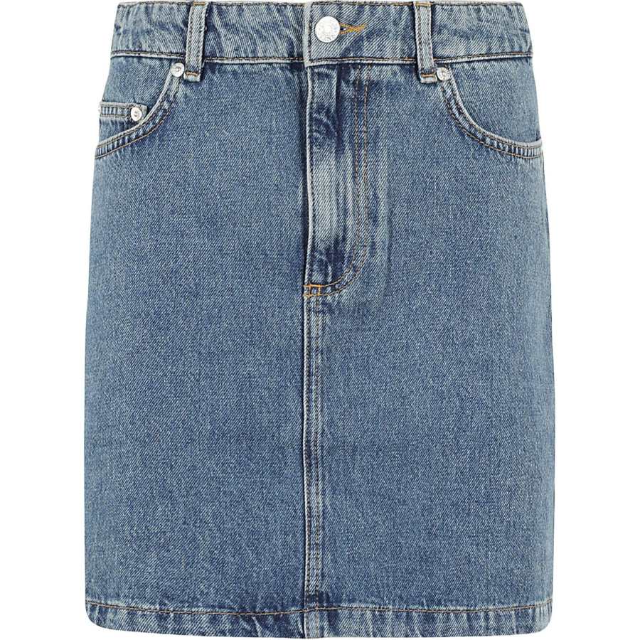 MOSCHINO Denim Short Skirts Women's Blue