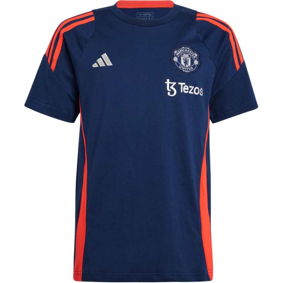 Adidas Adidas Manchester UnitedTiro 24 T Shirt Midnight Indigo Teenagers