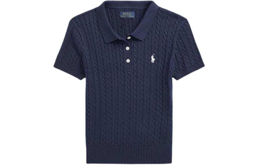 Polo Ralph Lauren T Shirt SS24 Standard Dark Blue Teenagers