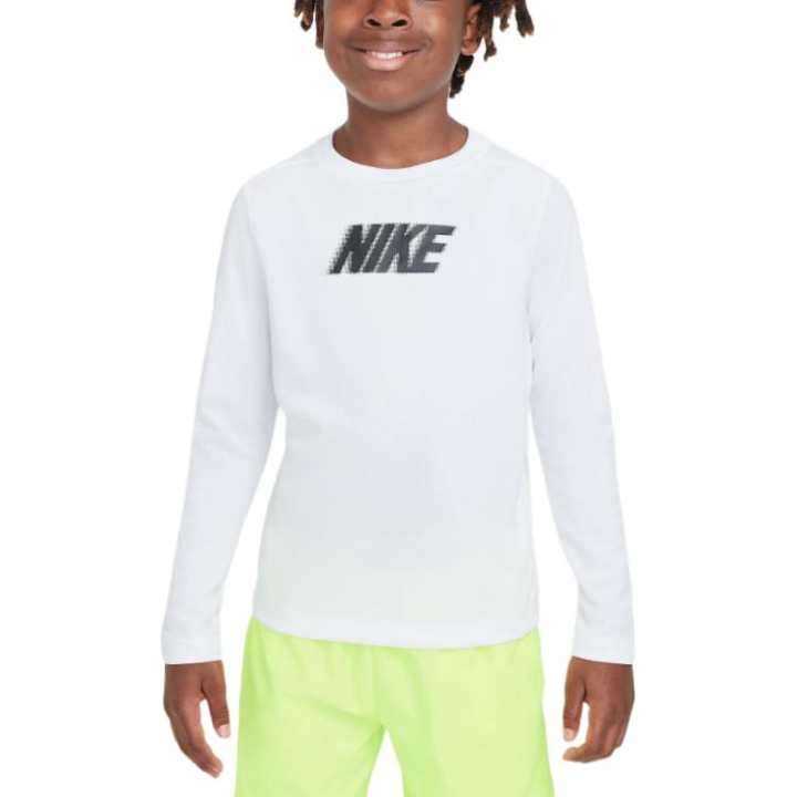 Nike Nike T Shirt Dri FIT Multi+ White Kids'