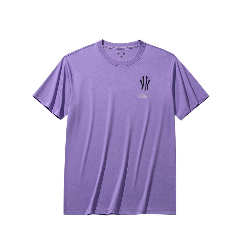 Anta Basketball Collection Irving Collection T Shirt Unisex Bellflower Purple