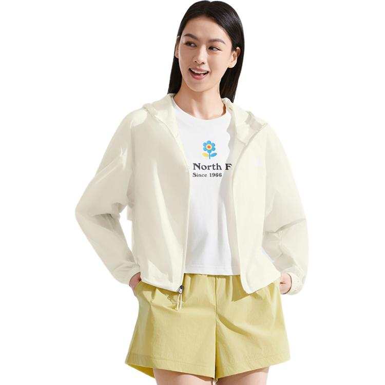 THE NORTH FACE Sun Protection Clothing Outdoor Multi Function Clothing Women's Dune White