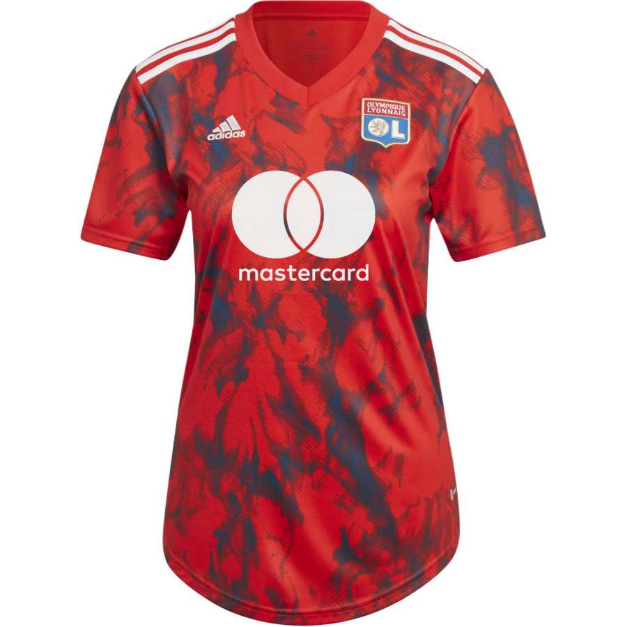 Adidas Adidas Lyon Team Olympique Lyonnais 22/23 Away Jersey Soccer Jersey Women's Energetic Red