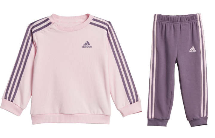 Adidas Adidas Kids Matching Sets Clear Pink+Dark Gray Violet Infant And Toddler