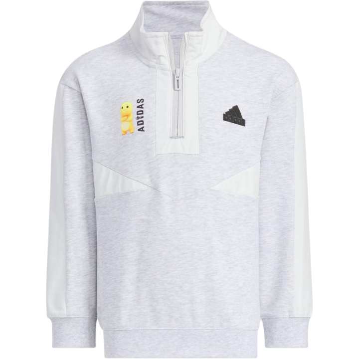 Adidas Adidas Sweatshirt Nailong Collaboration Light Heather Gray Children Aged 3 7 Years Old