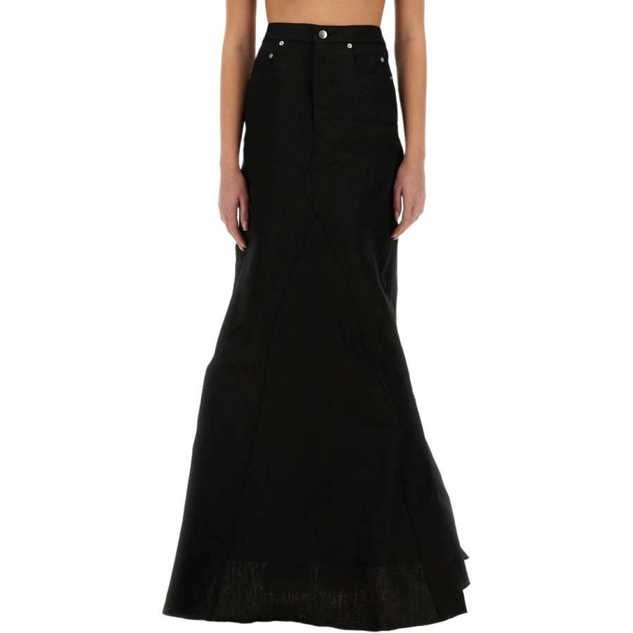 RICK OWENS RICK OWENS/RO Casual Long Skirt Women's Black