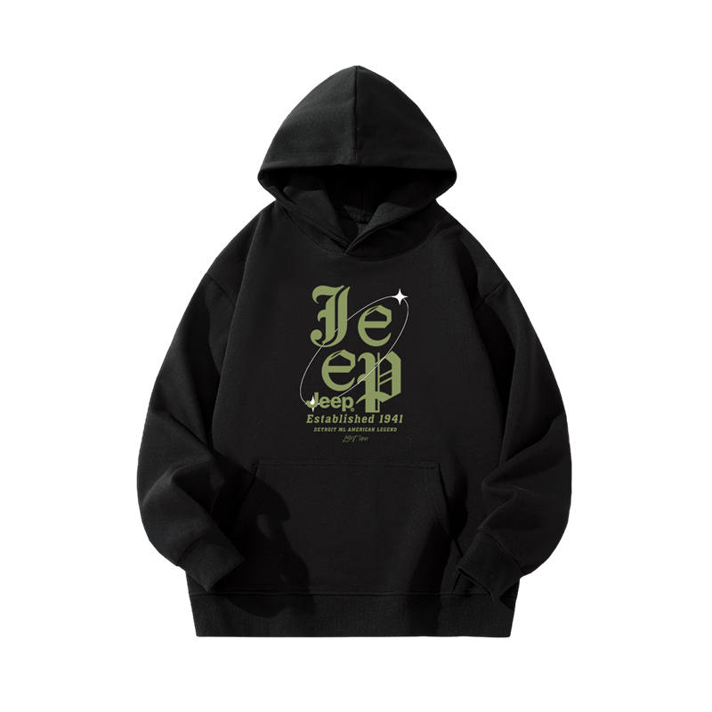 Jeep Grade School Sweatshirts Hooded Thickened