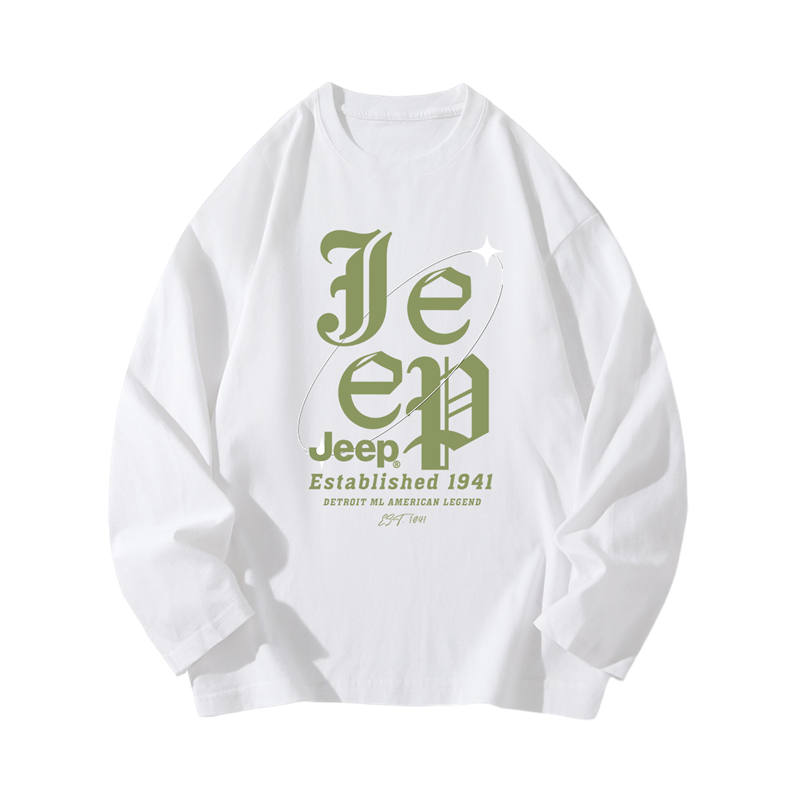 Jeep Grade School T Shirts Crew Neck Moderate